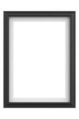 Picture frame. Portrait frame. 3D illustration.