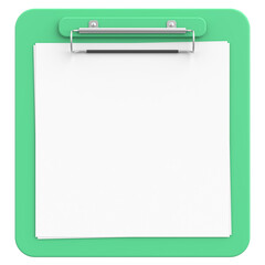 3D Illustration Of Blank Paper on The Board for Food Menu or Restaurant Bill Mockup.