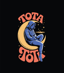 Never Ambition sleeps-Motivational quotes with stylish modern T-shrit design