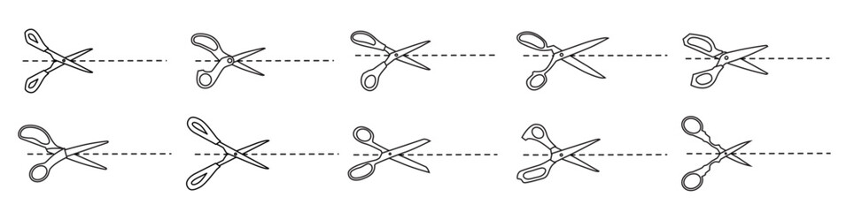 Cut Here vector illustration 