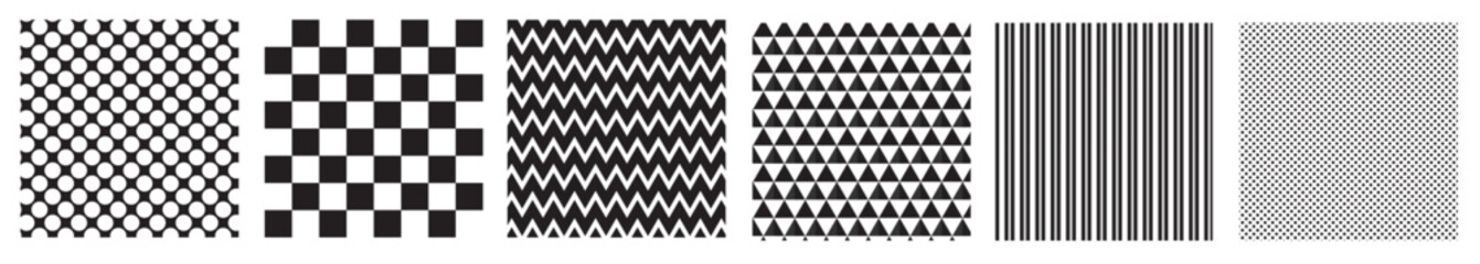 Geometric Pattern Set vector