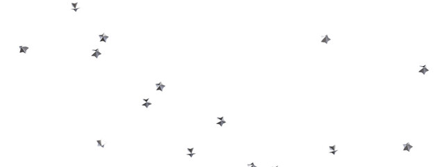Descendant Christmas Constellations: Mind-Blowing 3D Illustration of Falling Festive Star Patterns