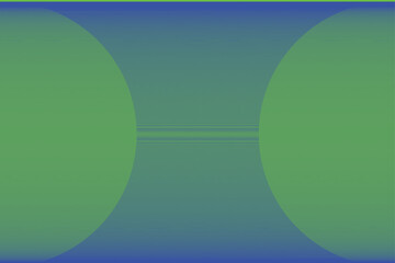 A blue and green background with circular Lines. Geometric stripe line art design for brochure, cover banner.