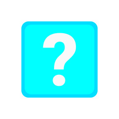blue question mark icon