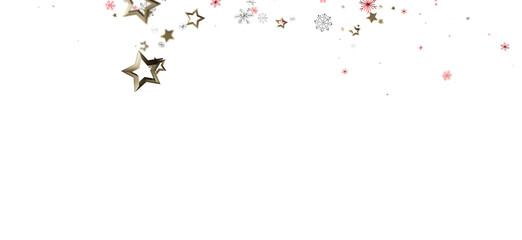 Elegant holiday background featuring golden stars and snowflakes. Perfect for Christmas and New Year designs. Add a touch of magic to your proje