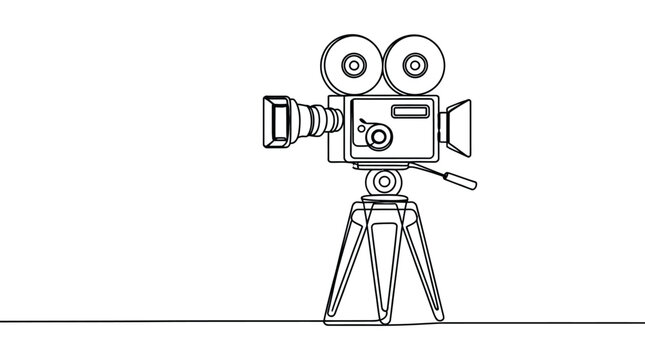 film camera drawing easy