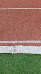 soccer field with lines