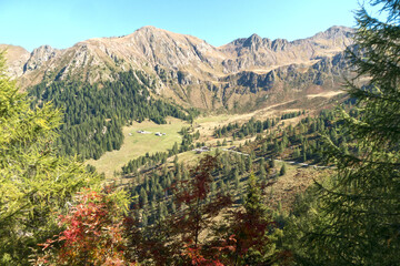 Almwanderung am Berg Hirzer im Passeiertal (Südtirol)