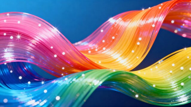 Vibrant flowing ri