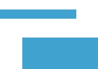 Obraz premium blue text box for any text with check box