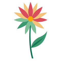 ligularia dentata on white background