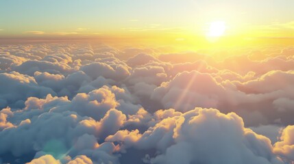 Aerial Sky & Cloud Vistas: Bright Sunrise Cloudscapes, Blue Day Skies, Orange Sunset Horizons & Summer Weather Views