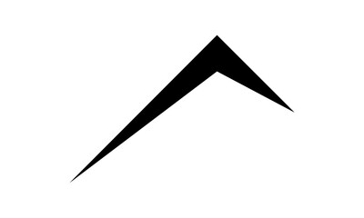 simple peak logo on white background	
