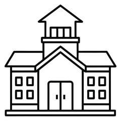 house icon isolated on white