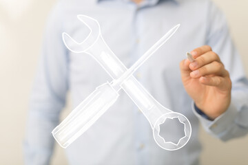 High-quality image of tools representing repair, maintenance, and solutions. Perfect for websites and marketing materials.