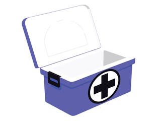 Vector art of blank white