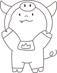 돼지띠 색칠놀이