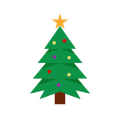 christmas tree icon vector art