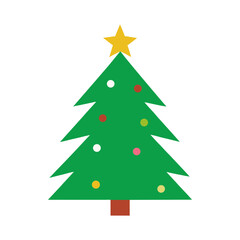 christmas tree icon vector art
