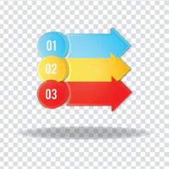 Obraz premium Colorful Infographic Vector Elements Collection – Arrows, Labels, Pointers & Decorative EPS Designs