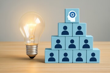 Empowering team collaboration office setting visual concept modern environment strategic perspective