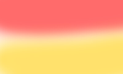 Soft color gradient background with blended shades of coral and yellow hues on transparent...