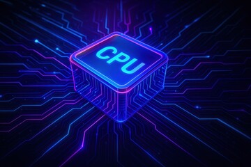 Revolutionizing computing cpu technology digital world graphic design futuristic abstract view innovation