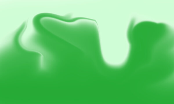 Abstract green gradient background with smooth transitions and blurred shapes on transparent background - Powered by Adobe