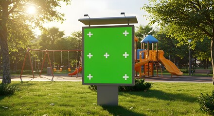 Old country house near a well-maintained wooden beehive on the green grass of the park with a girl and a boy playing outdoors
