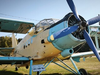 Historische Antonow An-2: Detailaufnahme des Doppeldeckers © Christopher Krohn