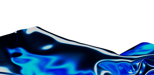 Captivating abstract blue and white fluid background with reflective surface. Great for modern design, artistic concepts, or digital art, also f