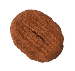 Chocolate cookie biscuit sweet dessert on transparent background