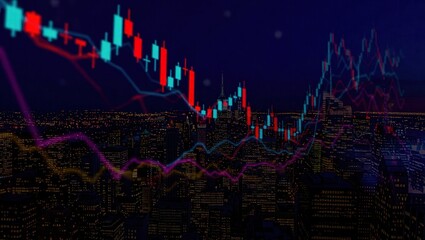 Financial Market Analysis - Candlestick Charts and Volatility Landscape.