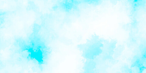 Abstract grunge sky blue soft painted watercolor paint splash. inspiring views of fluffy clouds blue sky background. cloudy blue sky various natural clouds and smoke. morning cloud in the sky.