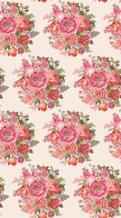 running Allover florals  Print