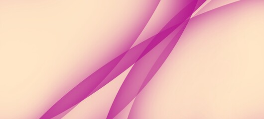 abstract pink wave lines on beige gradient background 