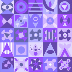 trendy geometric pattern