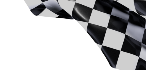 High-quality checkered flag image perfect for sports, racing, and victory themes.  Use as background or design element.