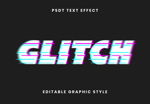 Green and Pink Cyberpunk Glitch Text Effect Distorted Futuristic Font