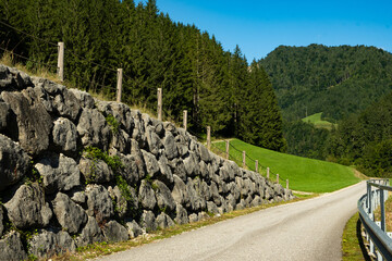 Serene Mountain Landscape with Road and Nature