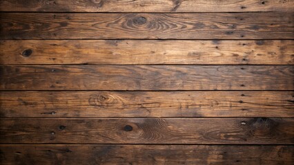 Old grunge oak wooden board texture background top view. dark brown hardwood planks surface