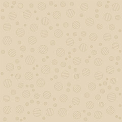 Minimal Seamless Circle Pattern &ndash; Geometric Line Dots Abstract Background Design