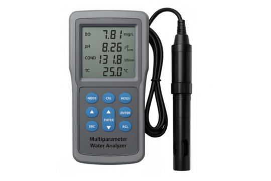 Multiparameter water quality analyzer testing ph conductivity