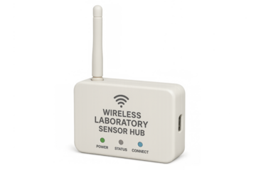 Wireless laboratory sensor hub for collecting data
