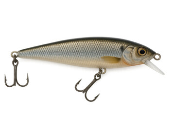 Fishing lure bait wobbler fish on transparent background