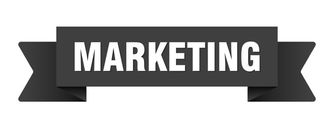 marketing ribbon isolated on transparent background. marketing ribbon