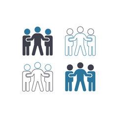 Versatile vector graphic design featuring a clean composition with a spectrum of vibrant colors and classic typography options for diverse creative applications