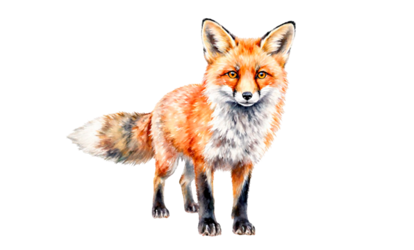 red fox vulpes 4 years old