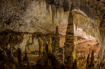 The Frasassi Caves are underground karst caves located in the municipality of Genga, in the province of Ancona, within the Gola della Rossa and Frasassi Regional Natural Park.