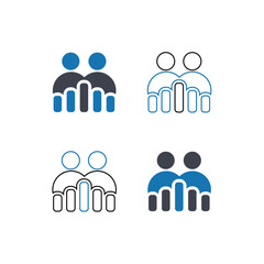 Versatile vector design with a broad spectrum of colors and classic typography ideal for diverse graphic applications and branding projects